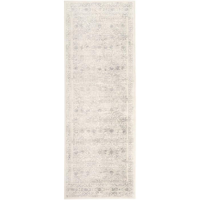Laurel Foundry Modern Farmhouse DeSoto Oriental Cream/Gray Area Rug